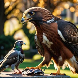 Atak jastrzębia a środowisko miejskie