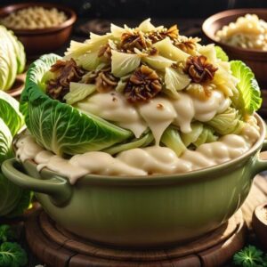 Bigos domowej roboty ze śmietaną