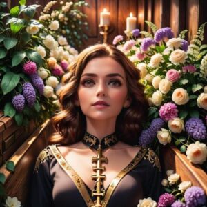 Co symbolizuje umieszczenie przedmiotów w trumnie