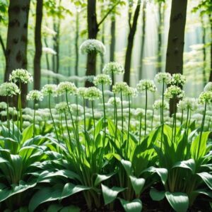 Czosnek niedźwiedzi w doniczce