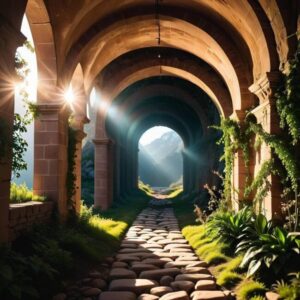 Drewniane pałąki do tunelu ogrodowego