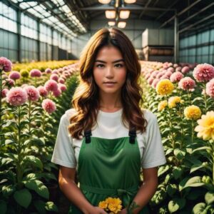 Dziwadło kwiat ogrodowy