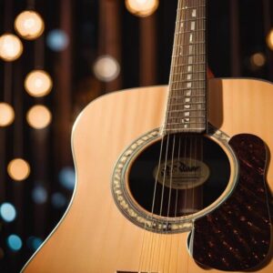 Kształt kostki do gitary akustycznej