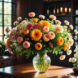 Kwiaty doniczkowe w wazonie – pomysły na kompozycję