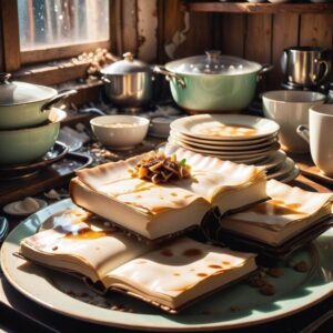 Naczynia w zlewie senność