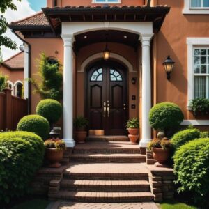 Odrębne wejścia do poszczególnych poziomów budynku