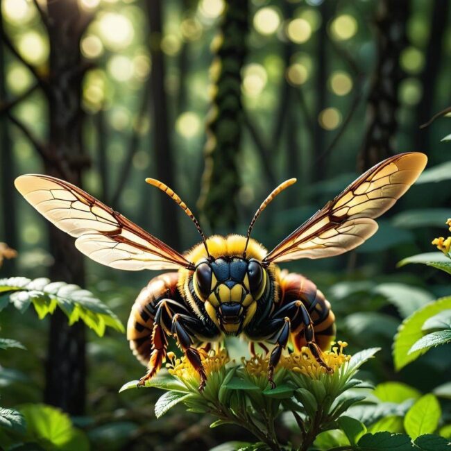 Osa leśna – naturalni drapieżnicy