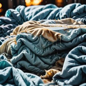 Plamy z jedzenia na ubraniach po praniu