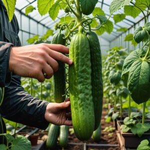 Przycinanie ogórków a skracanie czasu dojrzewania