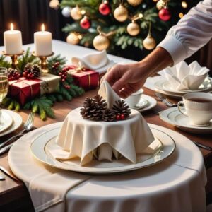 Serwetki z personalizowanym nadrukiem na Wigilię