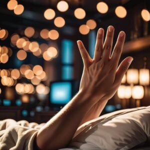 Spanie z uniesionymi rękoma a oddychanie