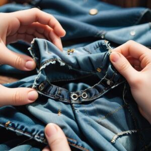 Szybkie rozwiązania dla awaryjnej naprawy dziury w dżinsach