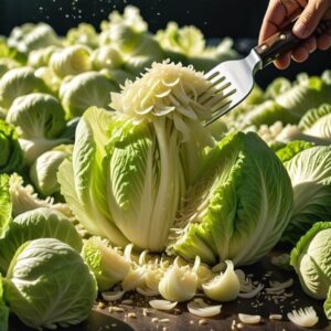 Techniki szatkowania kapusty pekińskiej