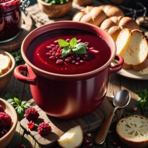 Tradycyjna zupa wigilijna z torebki