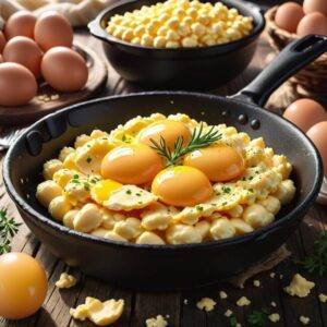 Wartość kaloryczna jajecznicy dwujajecznej