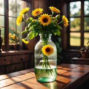 Wazon z recyklingu szkła