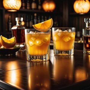 Whisky i pomarańczowy sok drink oryginalny przepis